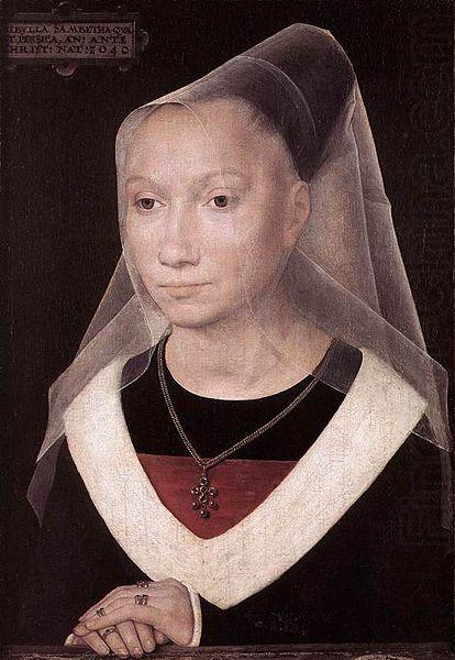 Hans Memling Portrait of a Young Woman china oil painting image